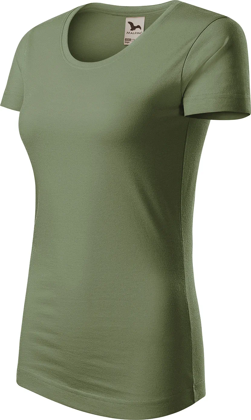 malfini-172-origin-(gots)-t-shirt-damen-khaki-left-3 MALFINI T-Shirt Damen Origin (GOTS) 172