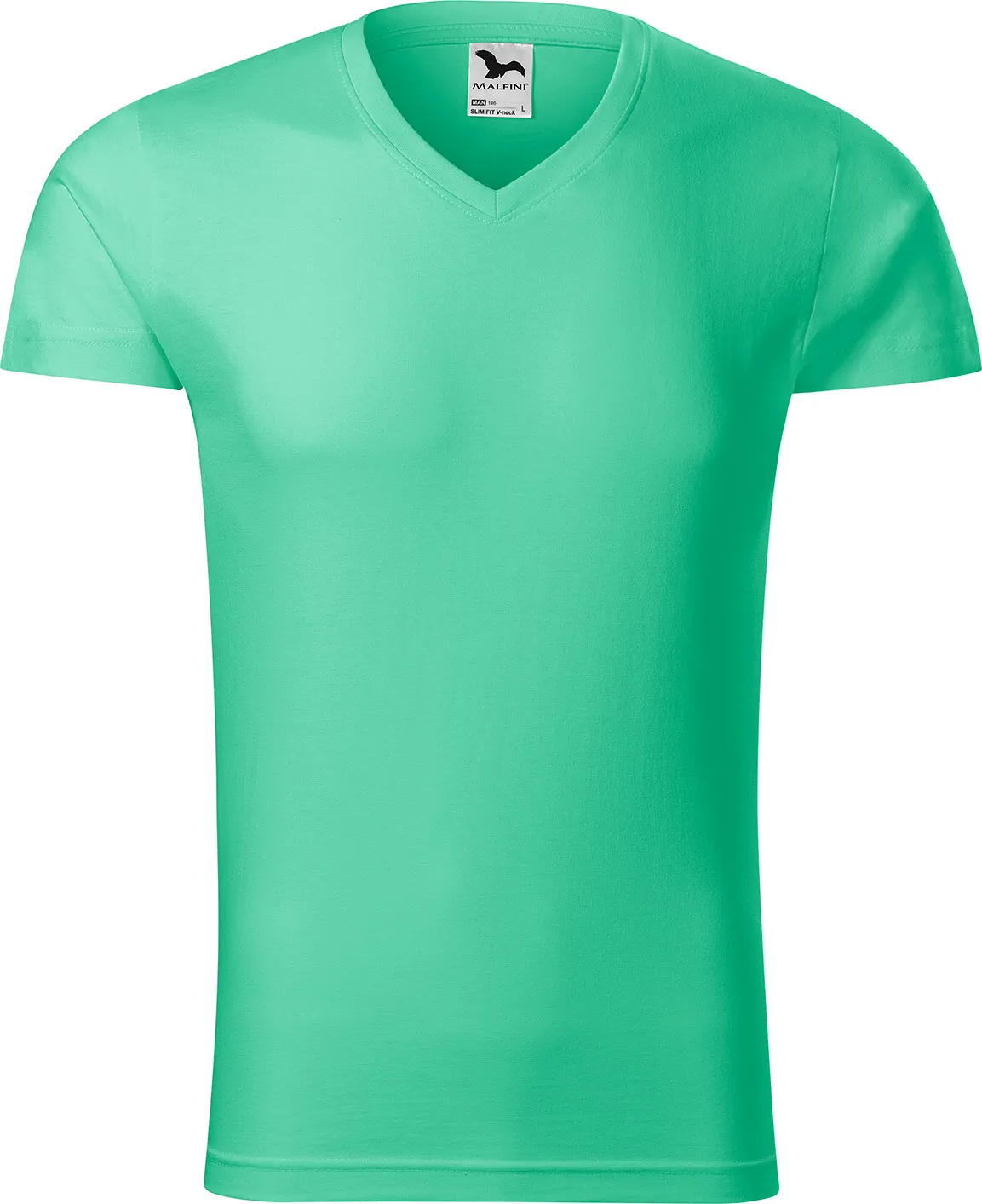MALFINI T-Shirt Slim Fit V-Neck 146