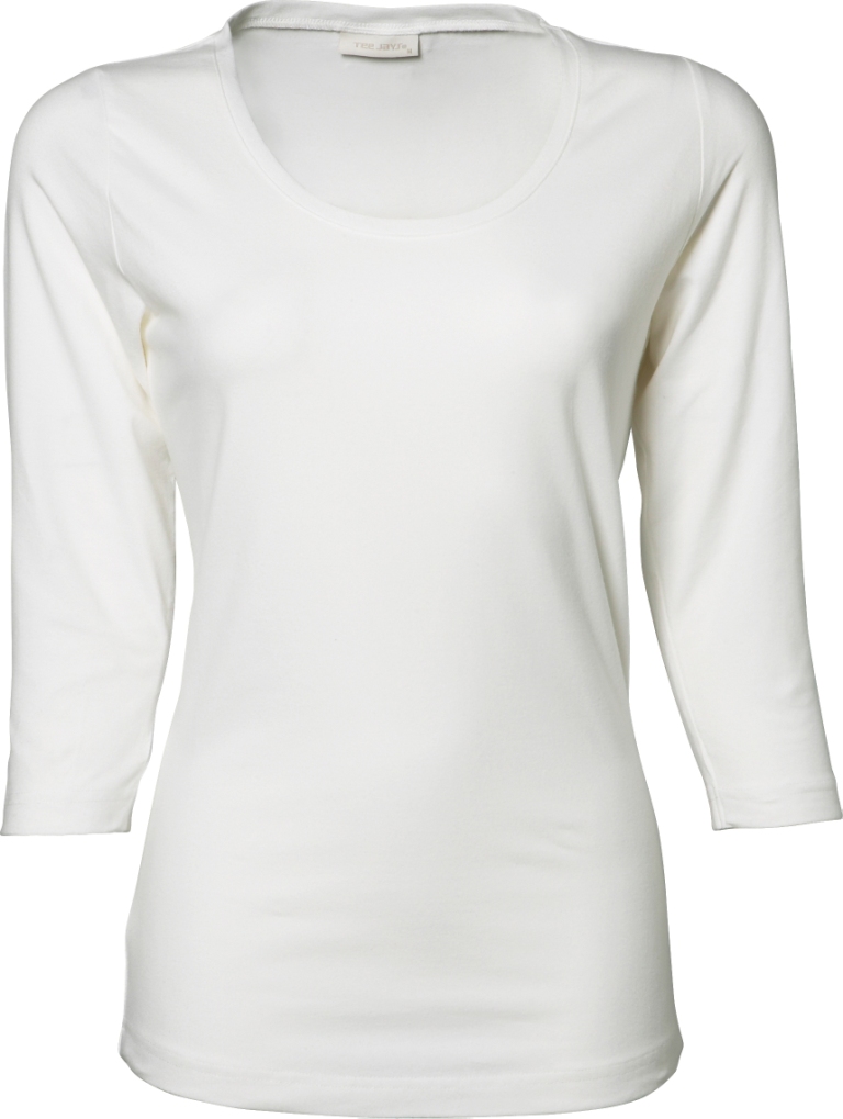 TEE JAYS Ladies Stretch 3/4 Sleeve Tee TEE JAYS Ladies Stretch 3/4 Sleeve Tee