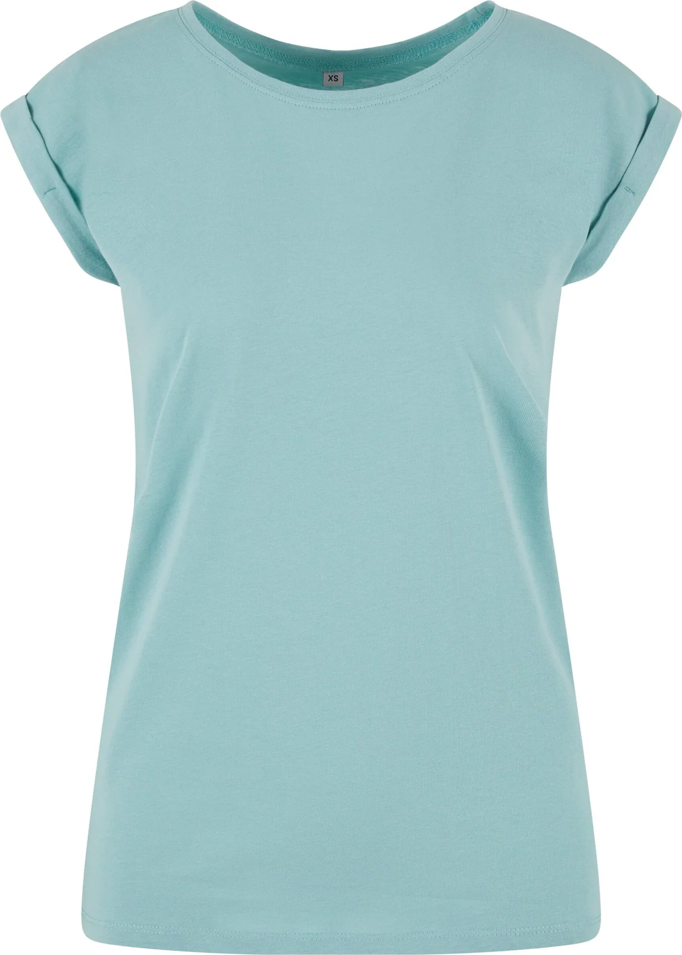 BYB-BY021-ladies-extended-shoulder-t-shirt-bluemint-front-4 Build Your Brand Ladies Extended Shoulder Tee