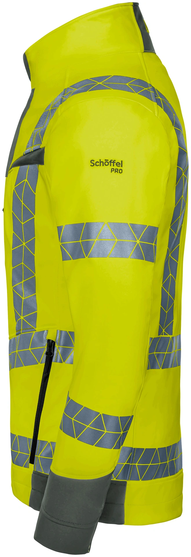 Schöffel PRO 7704 LEUCHTKEGEL Warnschutz Softshelljacke