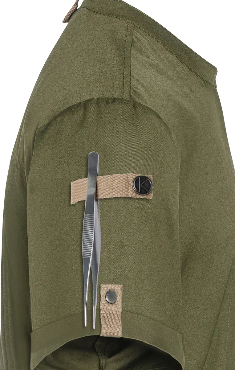 KARLOWSKY Kurzarm Kochjacke Green-Generation