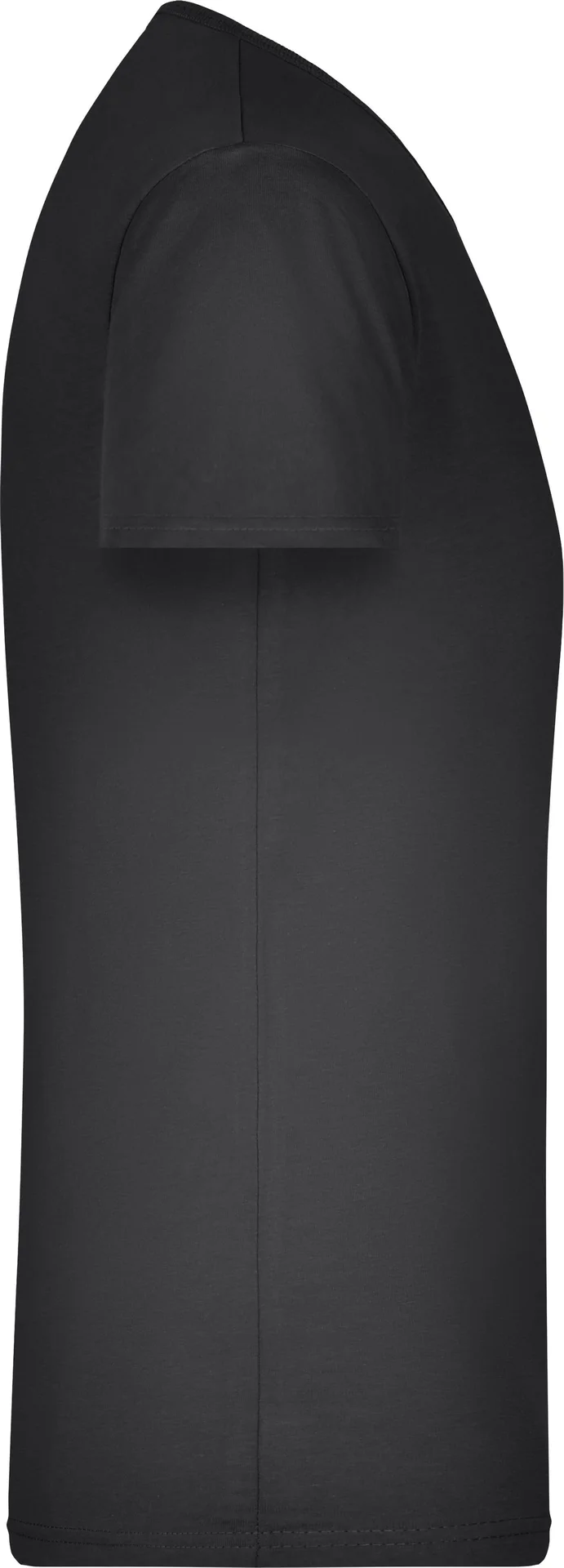 jn912-mens-slim-fit-v-t-shirt-black-right-6 James & Nicholson Men's Slim Fit V-T