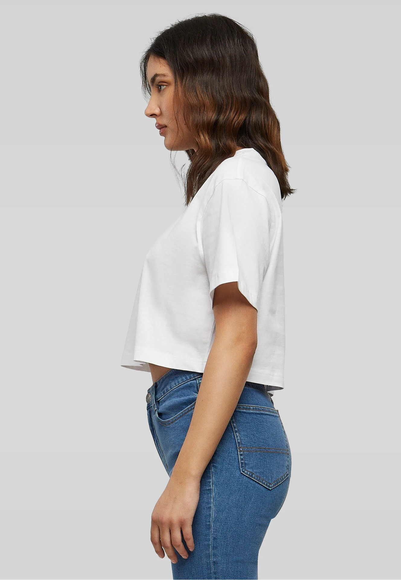 Build Your Brand Ladies Short Oversized Tee