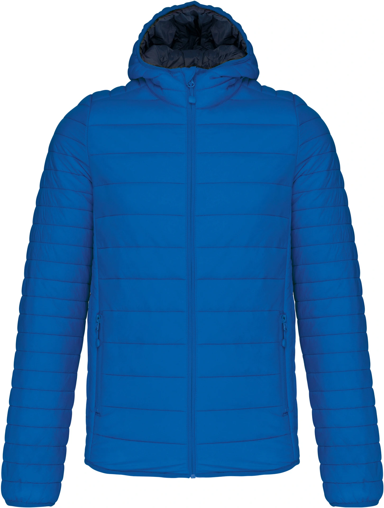 kariban-K6110-leichte-herren-kapuzen-steppjacke-lightroyalblue-front-3 Kariban Leichte Herren Kapuzen Steppjacke