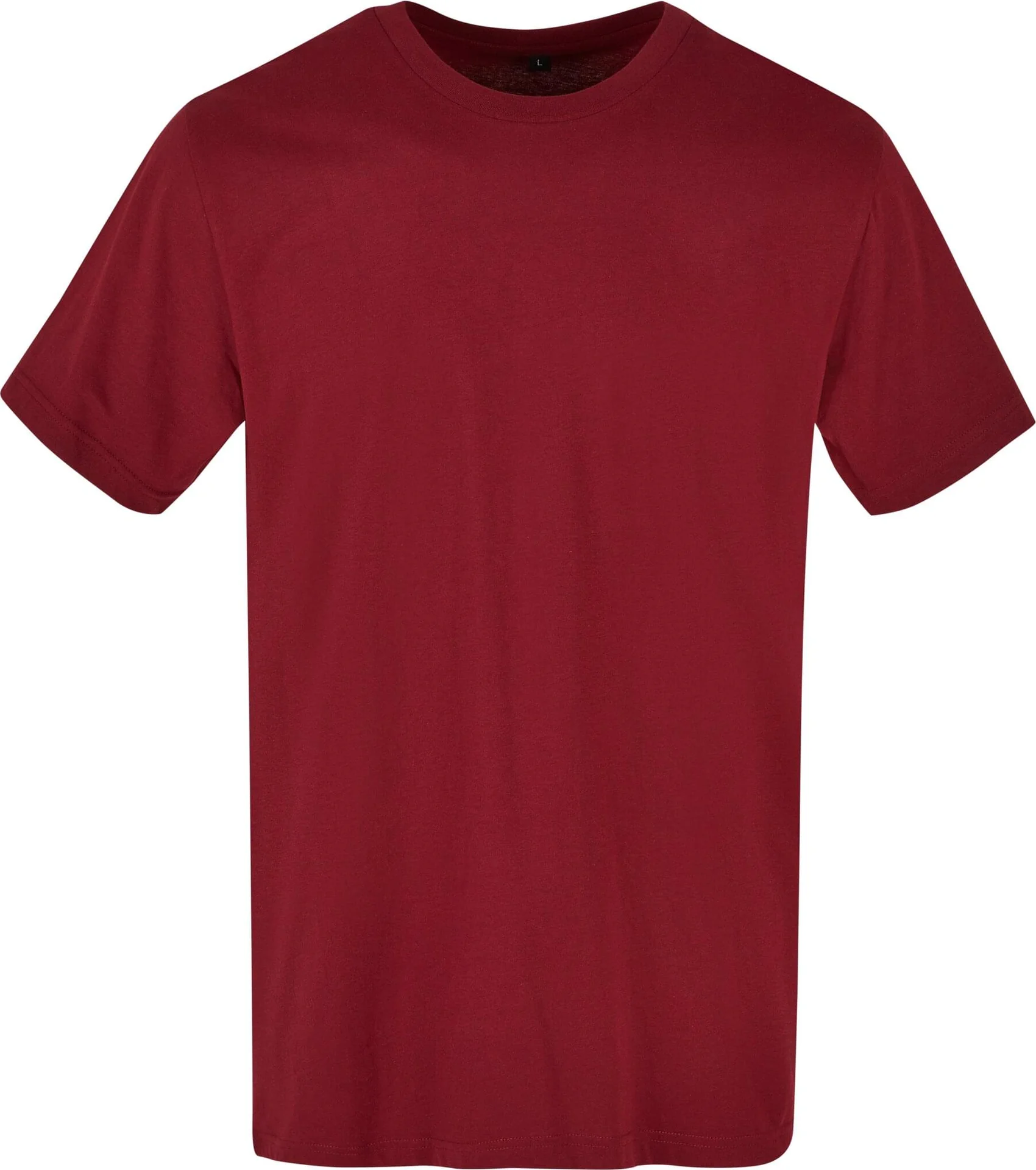 BYB-BB010-basic-round-neck-t-shirt-cherry-front-4 Build Your Brand Basic Round Neck T-Shirt
