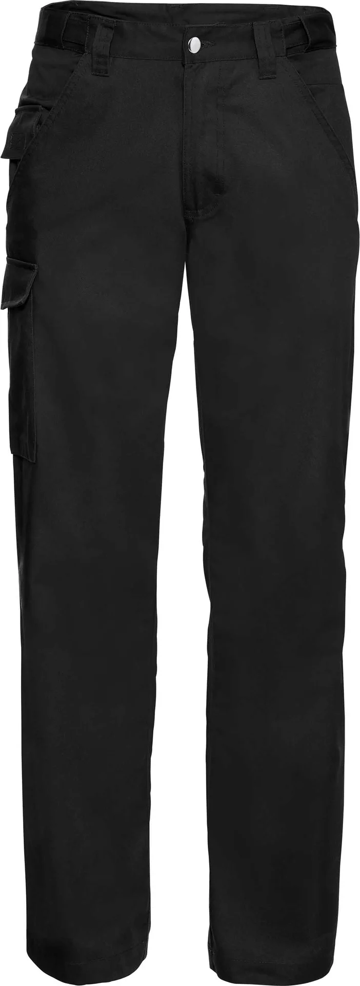 russell-r001m-poly-cotton-twill-trousers-black-front-2 Russell Workwear Polycotton Twill Trousers