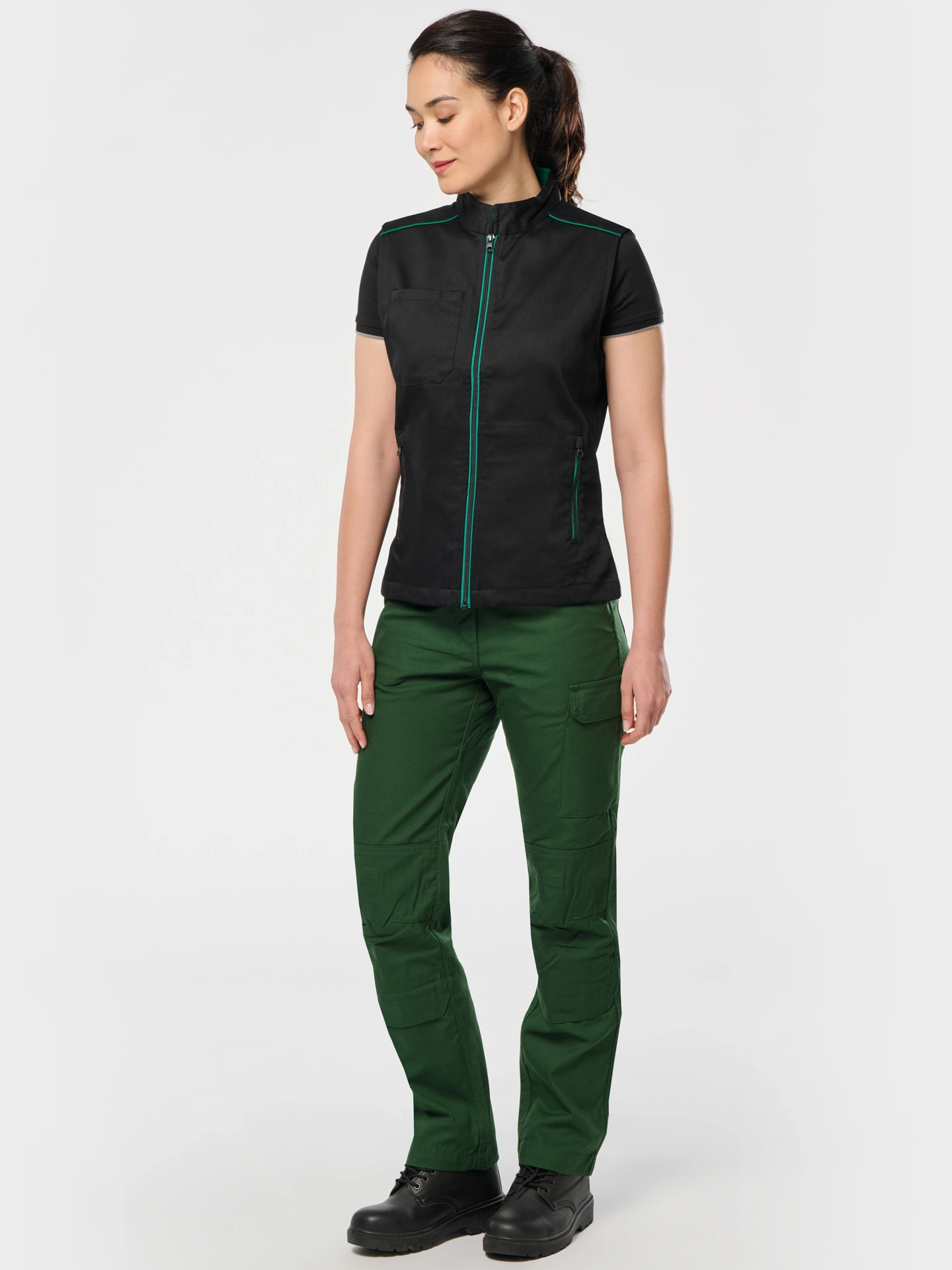 kariban-WK6149-damen-bodywarmer-day-to-day-model-2 Kariban Damen Bodywarmer "Day-to-Day"