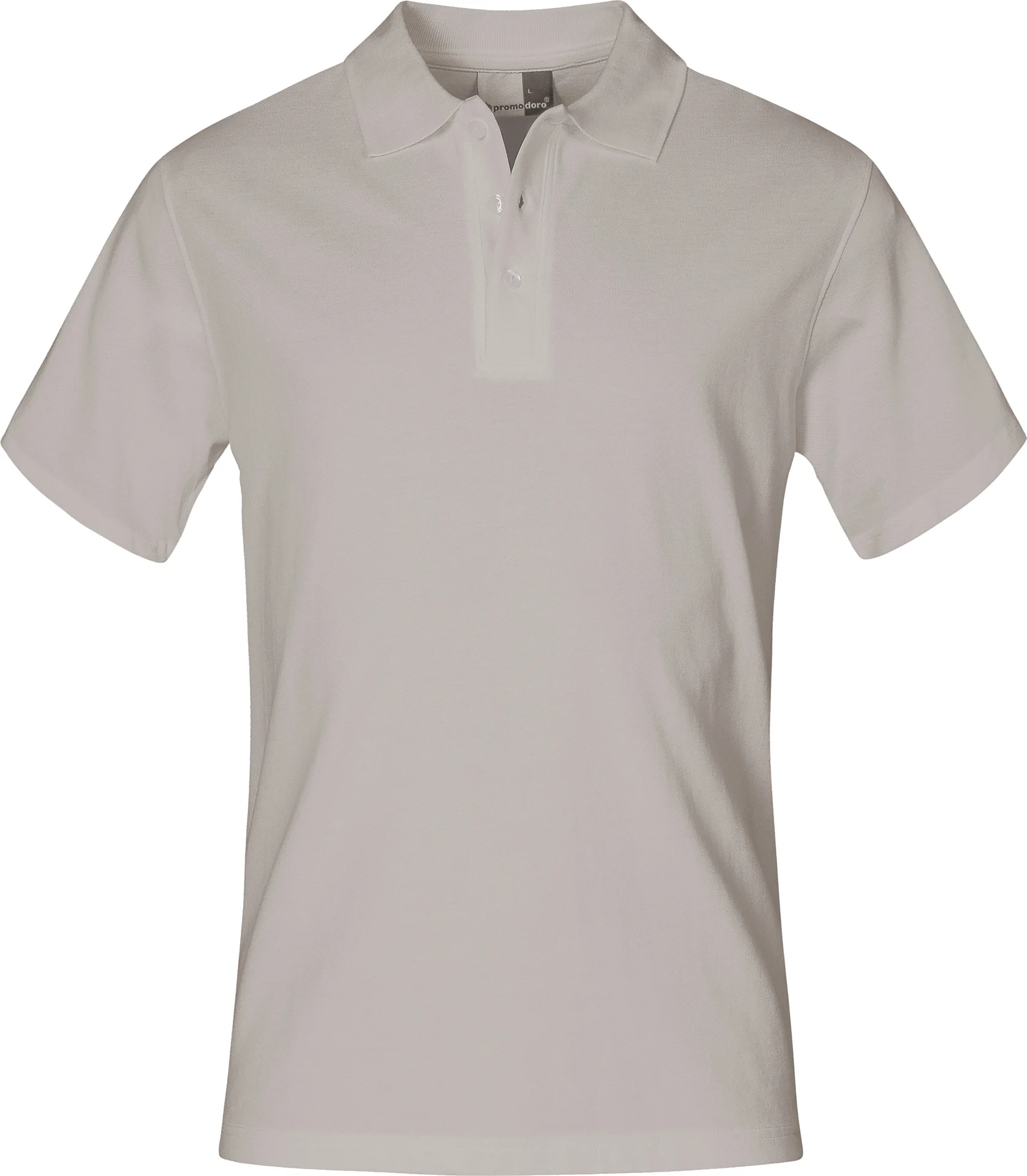promodoro-4001-mens-superior-polo-newlightgrey-front-3 Promodoro Men's Superior Polo