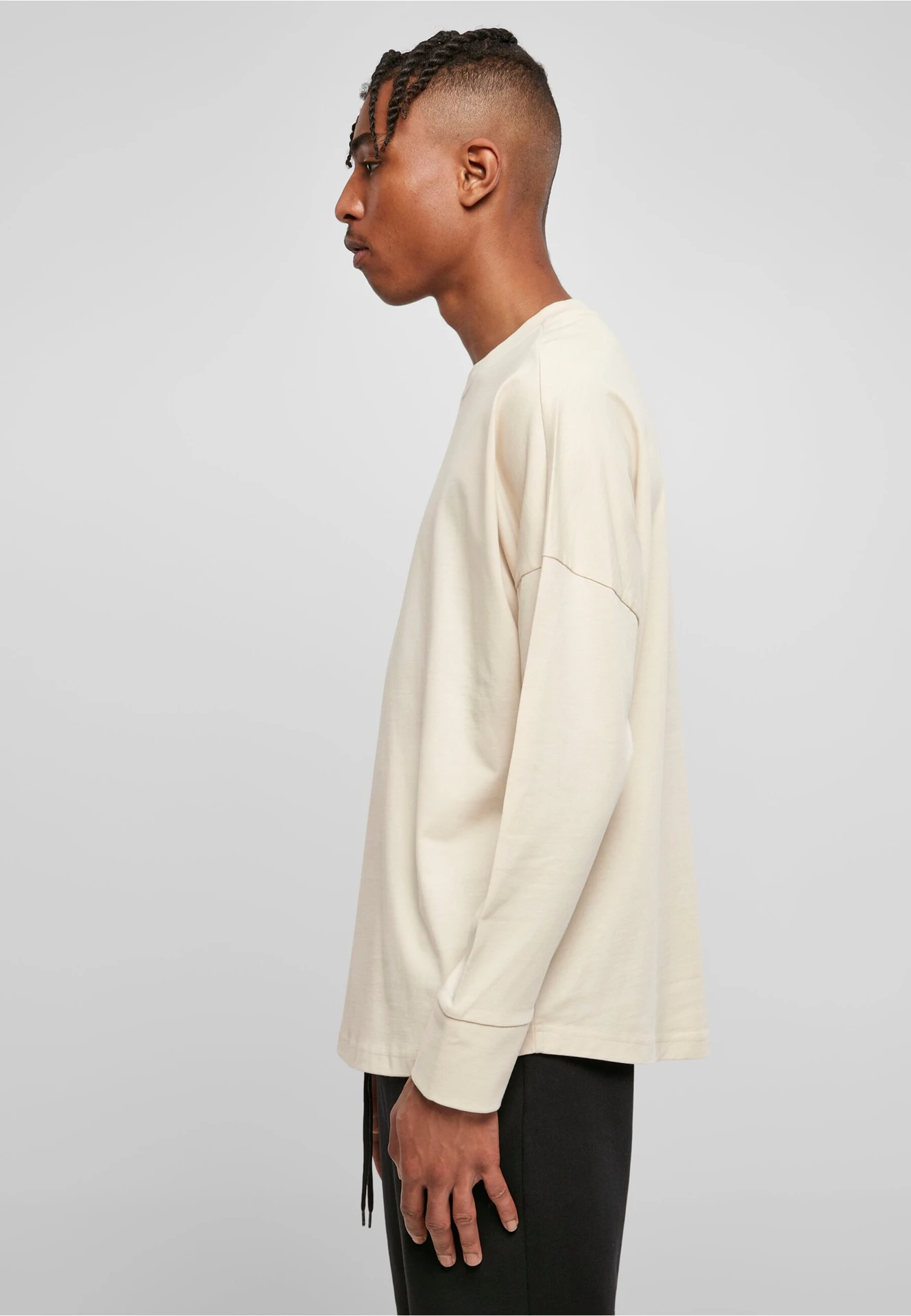 Build Your Brand Oversized Cut On Sleeve Longsleeve