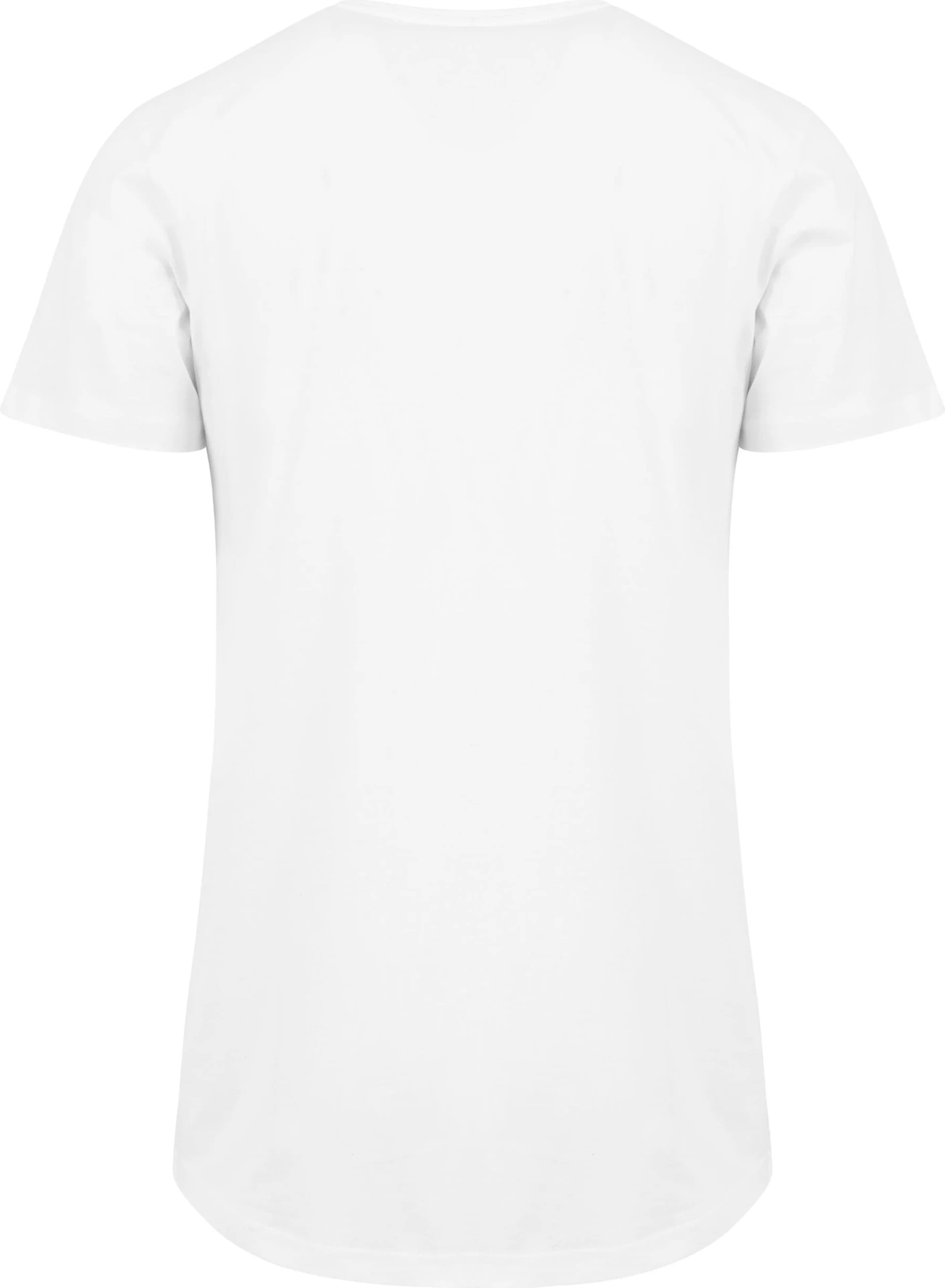 BYB-BY028-shaped-long-t-shirt-white-back-7 Build Your Brand Shaped Long Tee