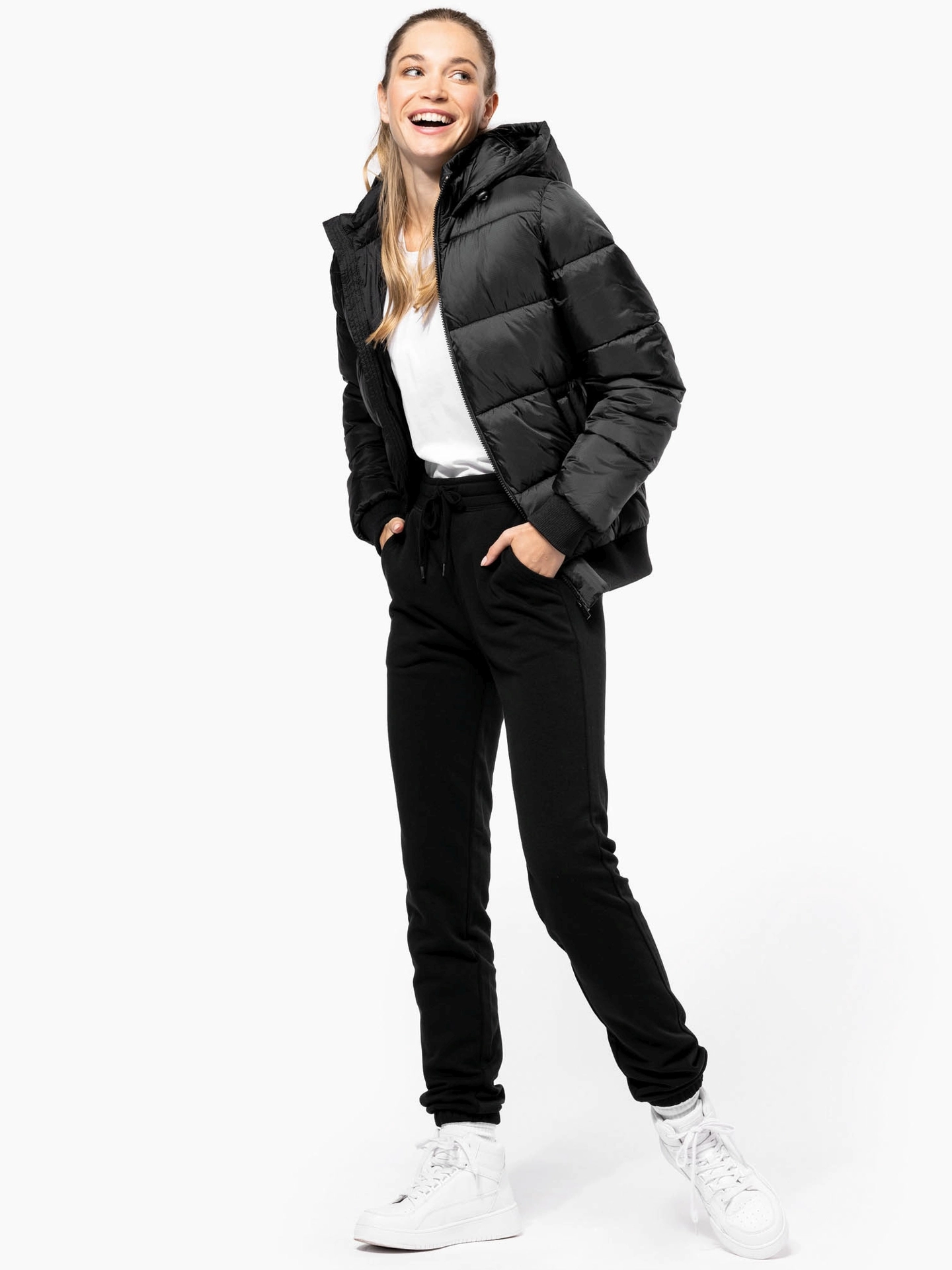 Kariban Ripstop Jacke mit Kapuze