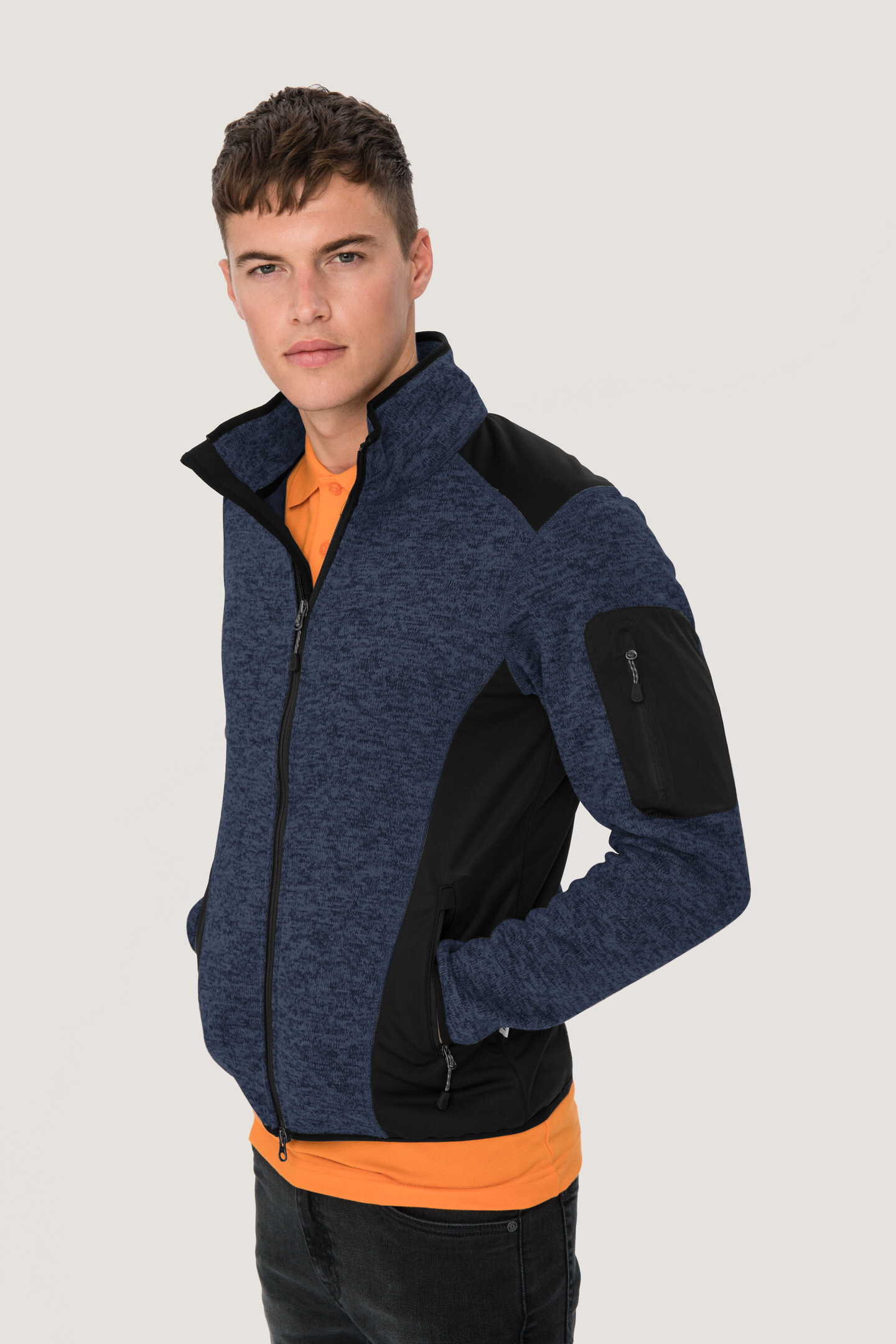 HAKRO Strickfleece-Jacke 836 Dawson