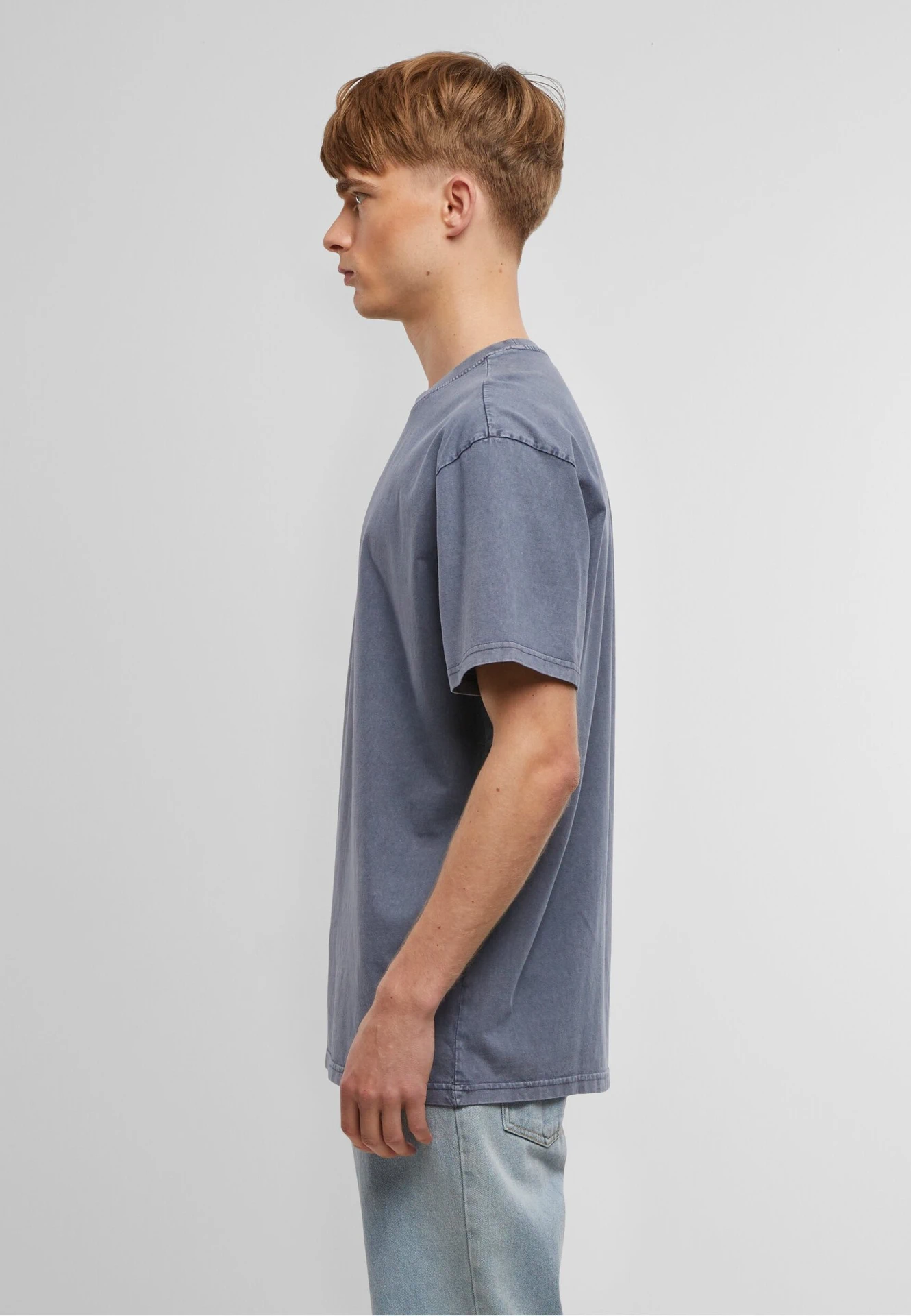 Build Your Brand Acid Washed Heavy Oversize Tee