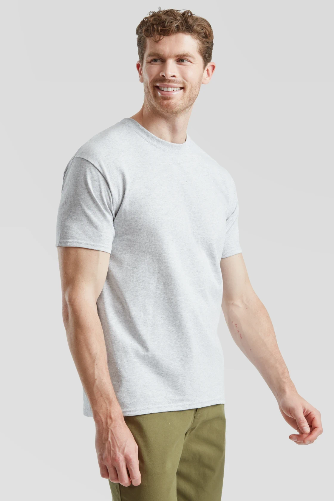 fruit-of-the-loom-61-212-0-heavy-t-shirt-heathergrey-model-1 F.O.L. Heavy Cotton T