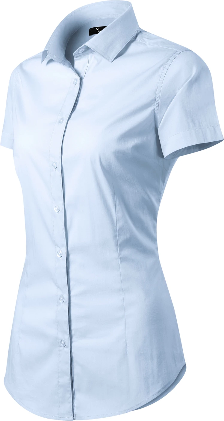 malfini-261-hemd-damen-flash-lightblue-left-3 MALFINI Bluse Flash 261