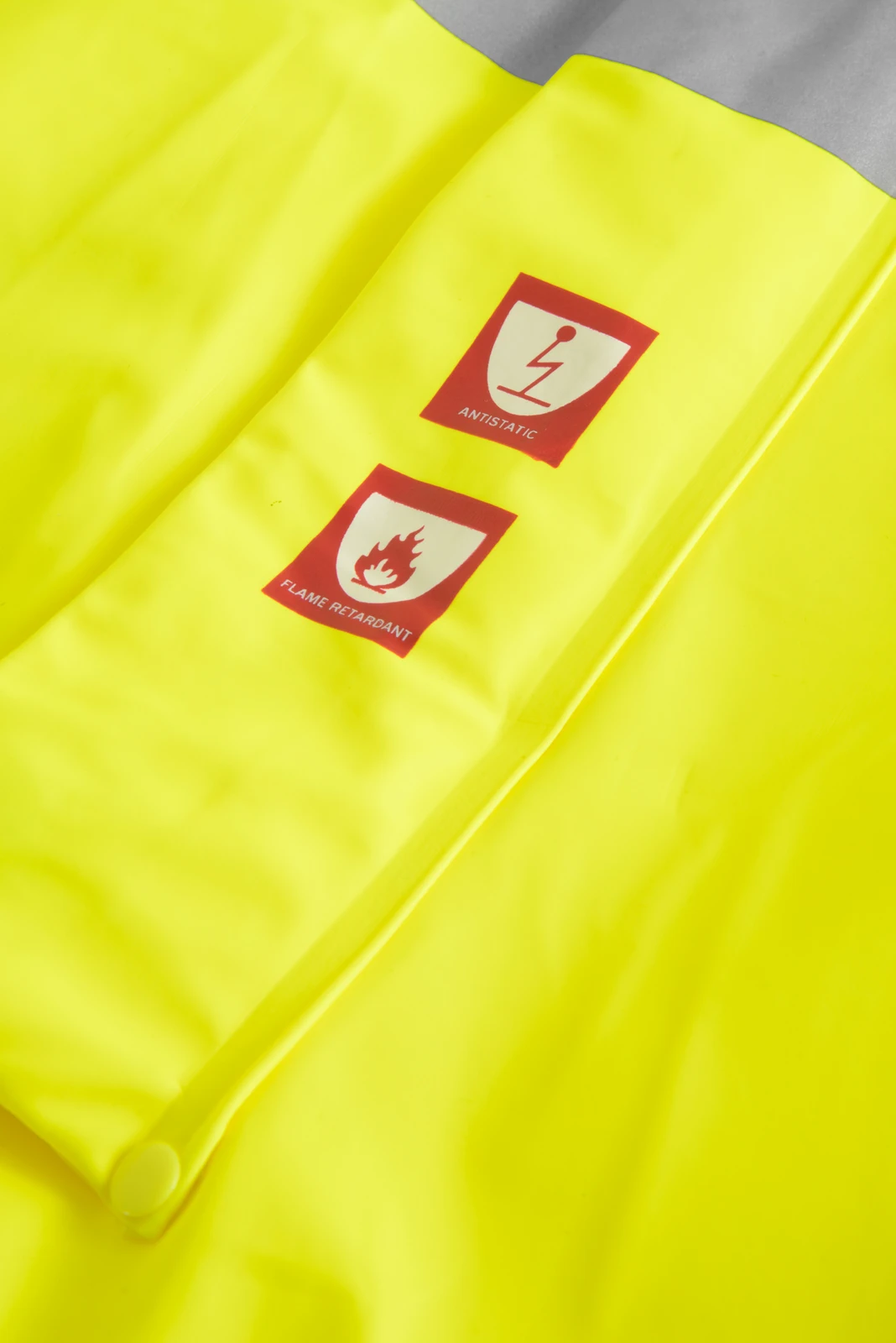 lyngsoe-fr-lr57-rws-flammhemmender-hi-vis-regenanzug-leuchtgelb-detail-5 Lyngsøe FR-LR57-RWS Flammhemmender Hi-Vis Regenanzug