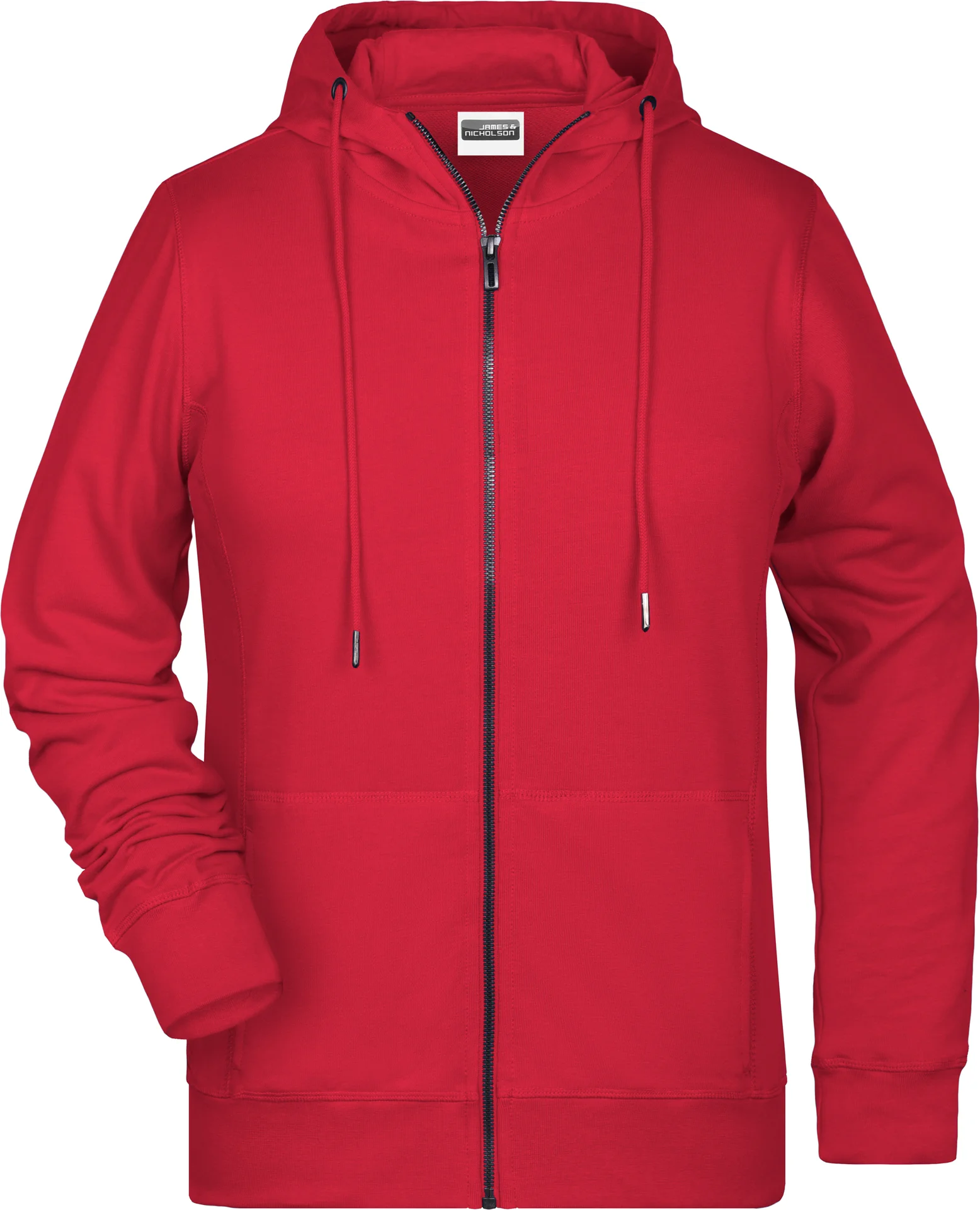 James & Nicholson Ladies Zip-Hoody