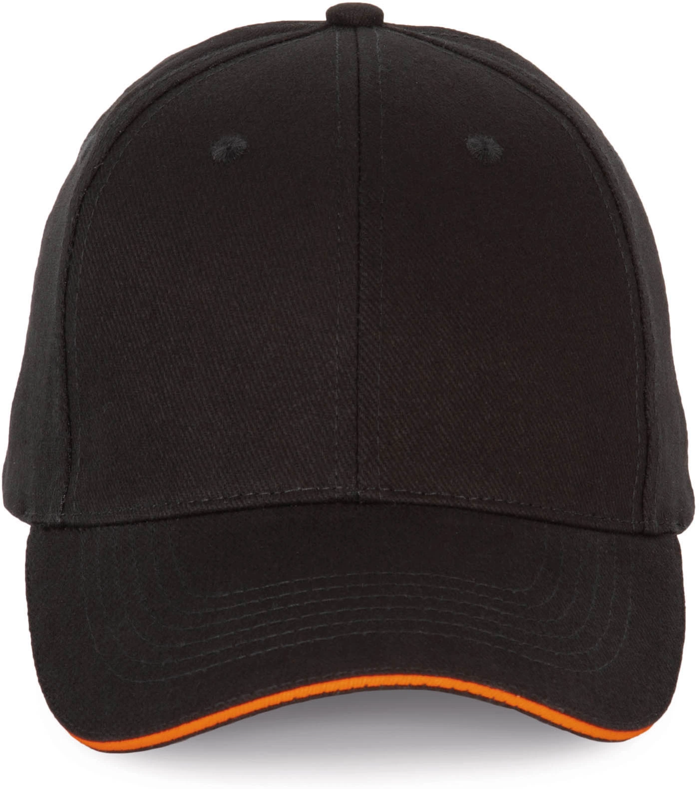 black/orange