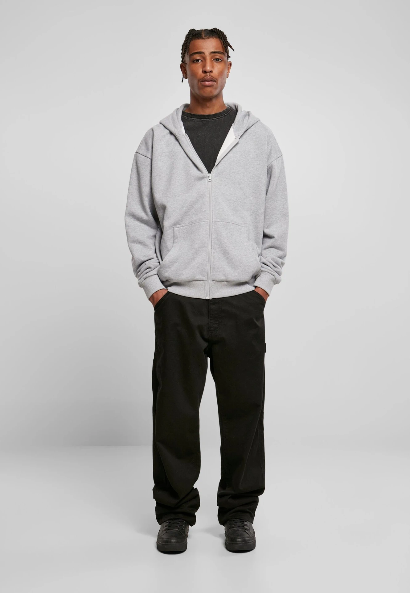 Build Your Brand Ultra Heavy Zip Hoody
