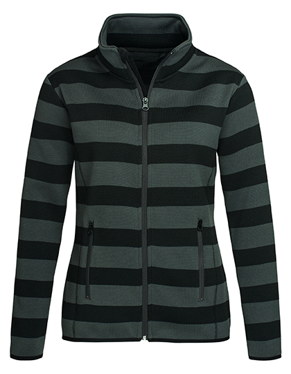 Stedman Active Striped Fleece Jacket for women Stedman Active Striped Fleece Jacket for women