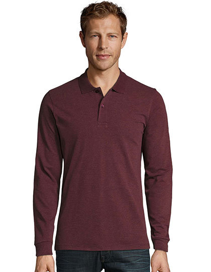 SOL'S Men's Long-Sleeve Piqué Polo Shirt Perfect SOL'S Men's Long-Sleeve Piqué Polo Shirt Perfect