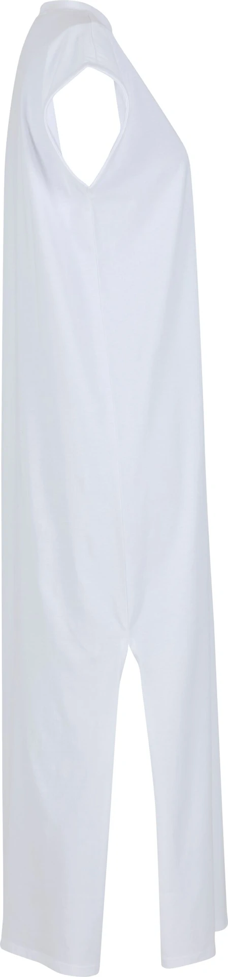 Build Your Brand Ladies Long Extended Shoulder Dress
