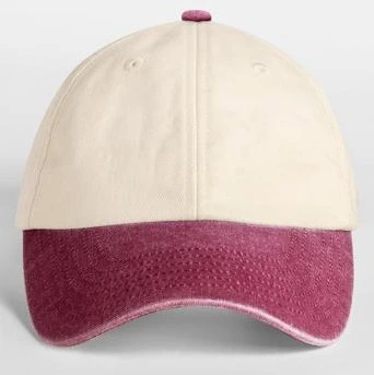 Beechfield Contrast Peak Low Profile Vintage Cap