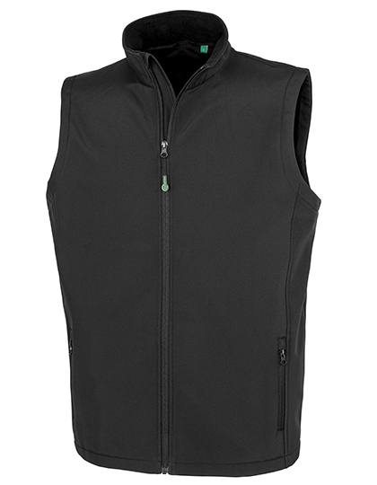 Result Mens Recycled 2-Layer Printable Softshell Bodywarmer Result Mens Recycled 2-Layer Printable Softshell Bodywarmer