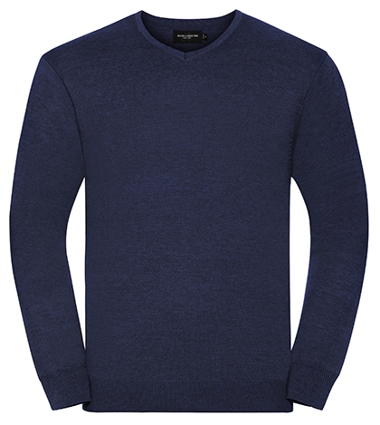 Russell Men`s V-Neck Knitted Pullover Russell Men`s V-Neck Knitted Pullover