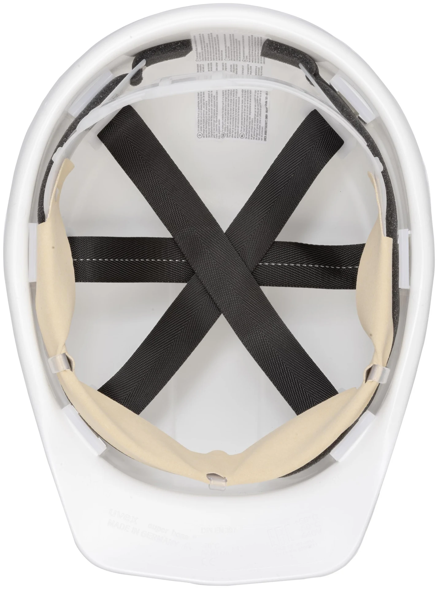 uvex superboss Schutzhelm weiß