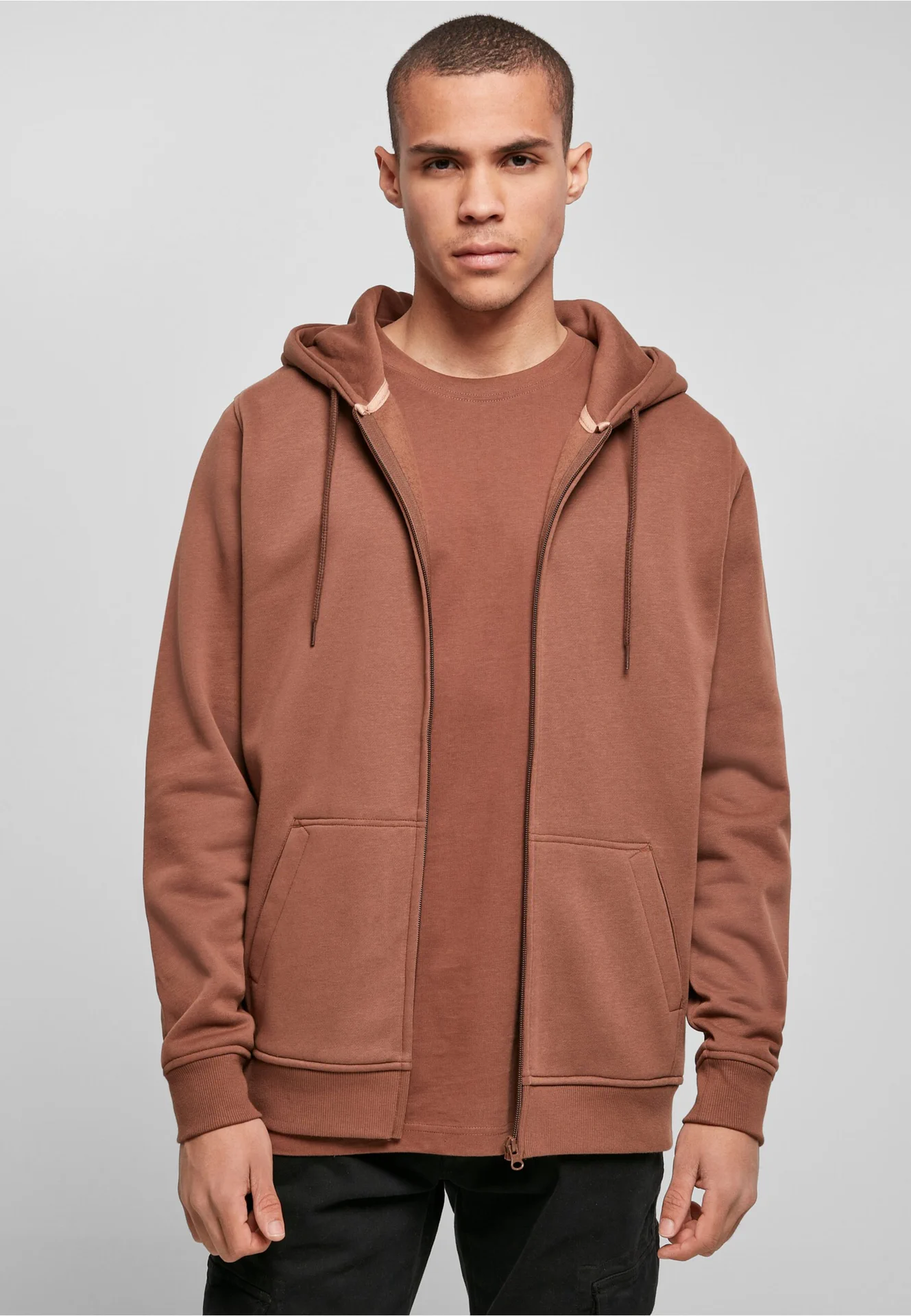 Build Your Brand Heavy Zip Hoody
