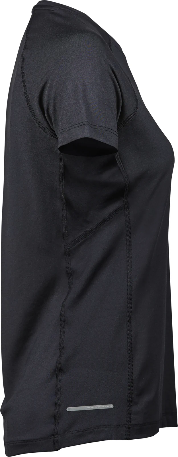 tee-jays-7021-womens-cooldry-t-shirt-black-right-4 Tee Jays Women's CoolDry Tee