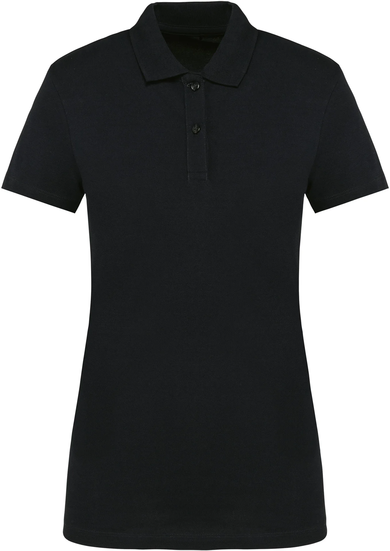 kariban-PK201-damen-supima-stretch-pique-polo-black-front-3 Kariban Damen Supima® Stretch Piqué Polo
