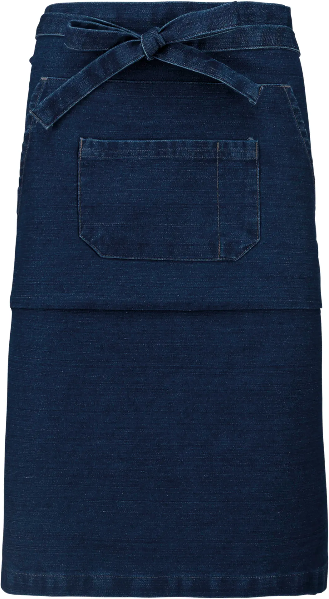 kariban-K887-barschuerze-mittellang-denim-front-3 Kariban Barschürze mittellang