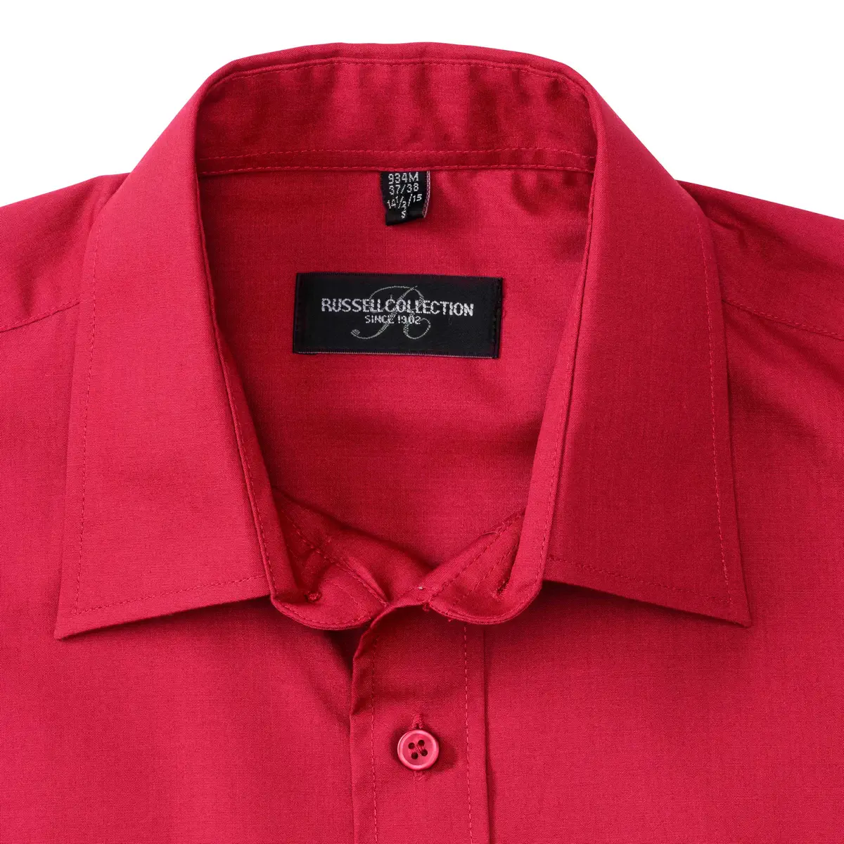 Russell Men's Long Sleeve Polycotton Easy Care Poplin Shirt