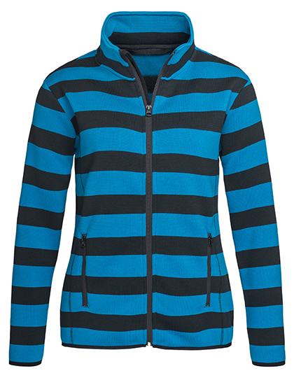 Stedman Active Striped Fleece Jacket for women Stedman Active Striped Fleece Jacket for women