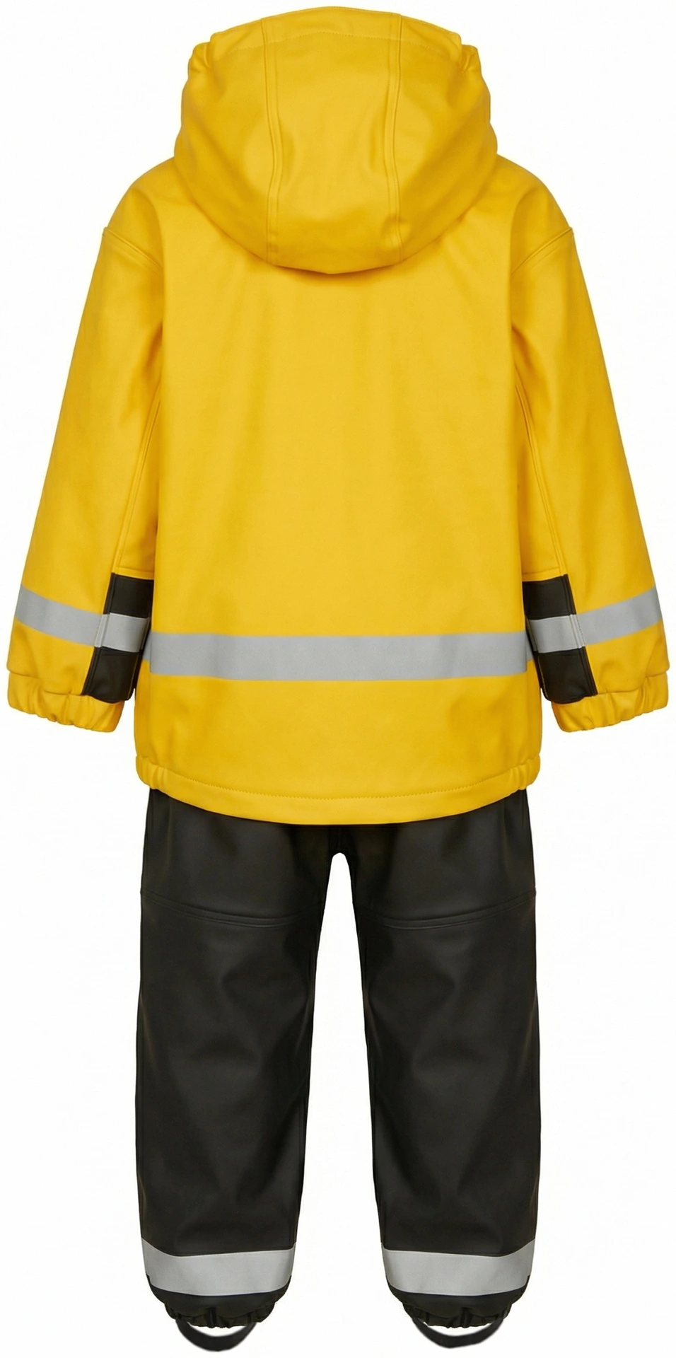 Lyngsøe F1552-KID Regenset Jacke & Latzhose mit weichem Fleecefutter