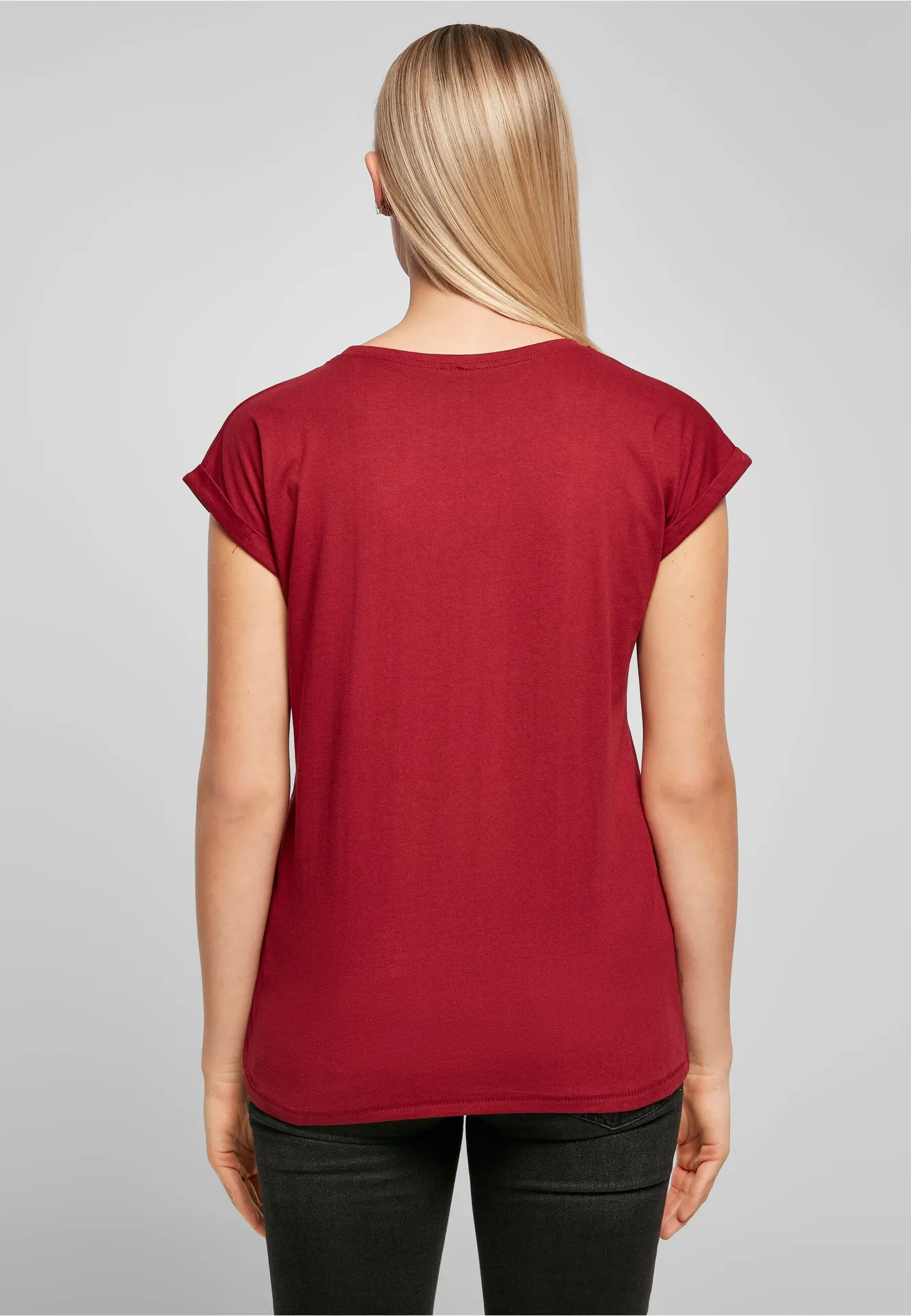 Build Your Brand Ladies Extended Shoulder Tee