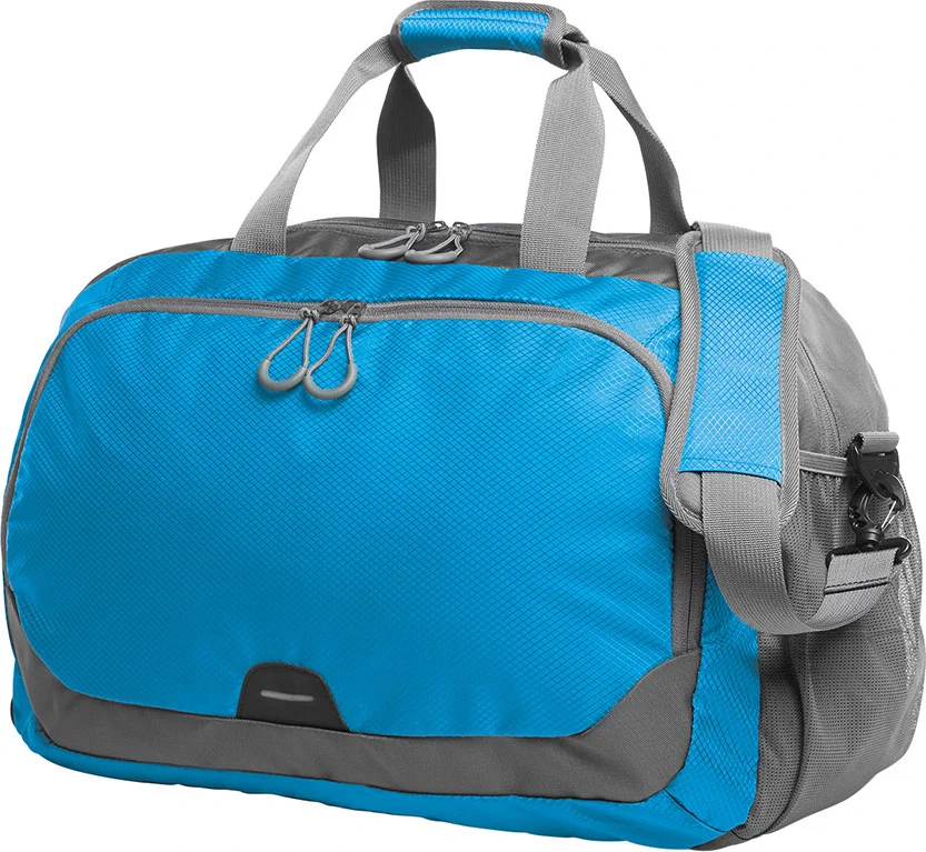 halfar-1813342-sport-travel-bag-step-m-cyan-front-1 HALFAR Sport / Travel Bag Step M