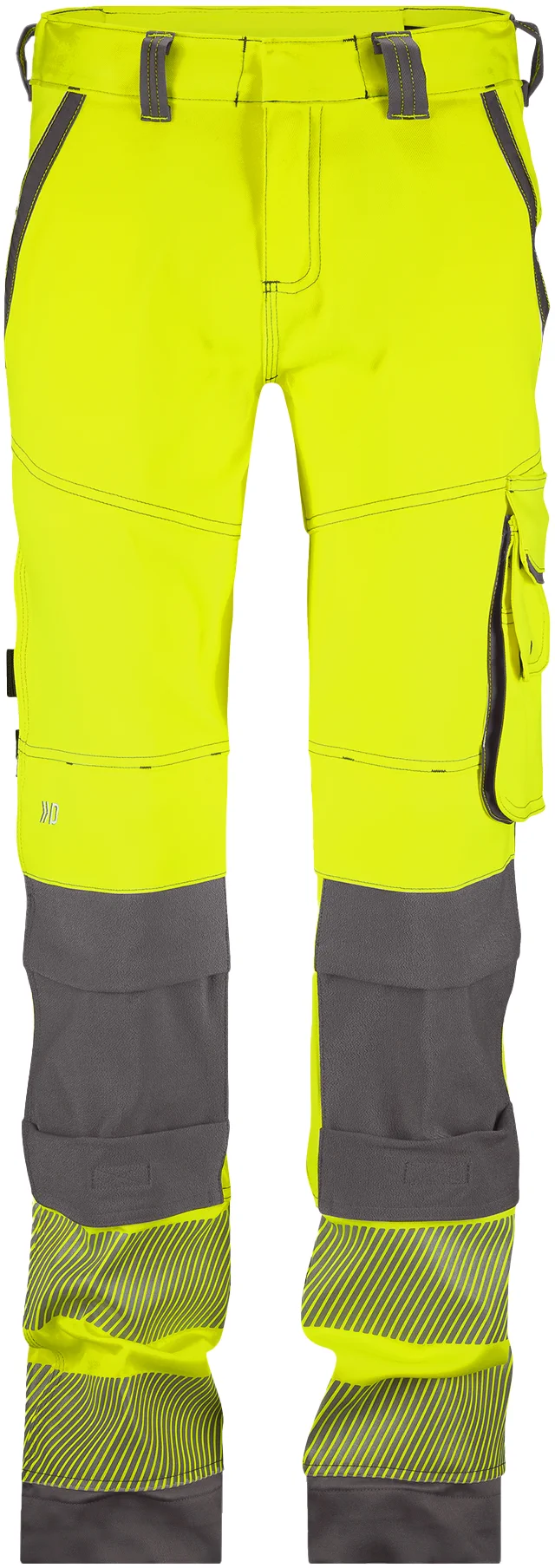 dassy-201081-aruba-women-stretch-high-visibility-work-trousers-with-knee-pockets-for-women-fluo-yellow-cement-grey-front-1 DASSY Stretch-Warnschutzbundhose Women ARUBA