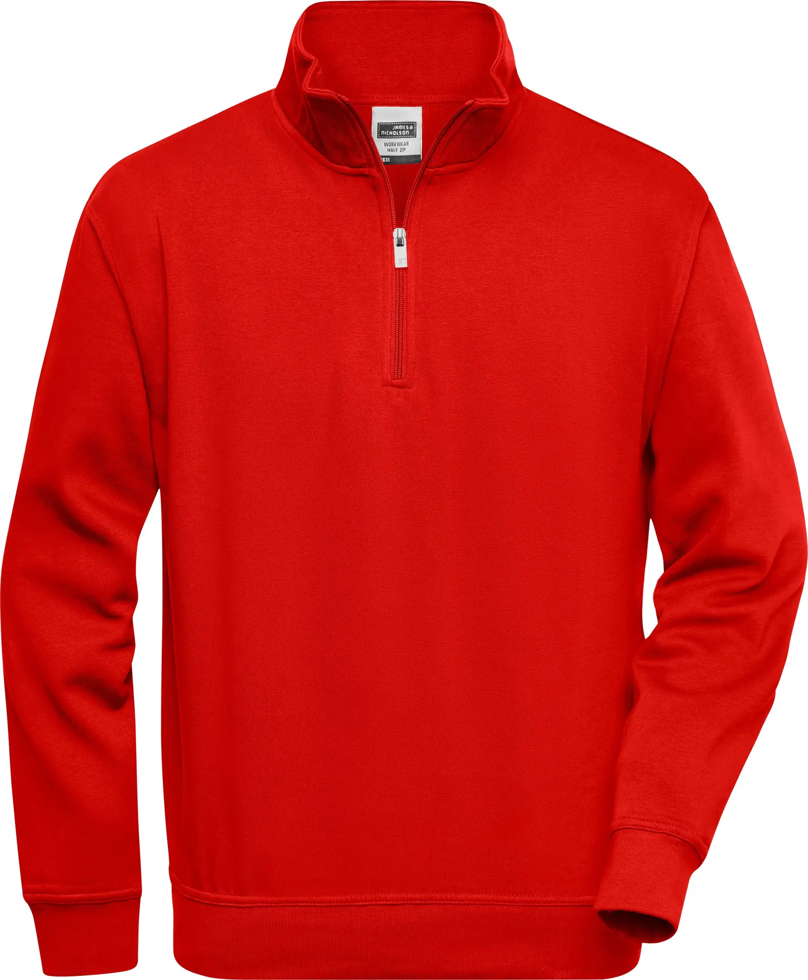 James & Nicholson Workwear Half Zip Sweat