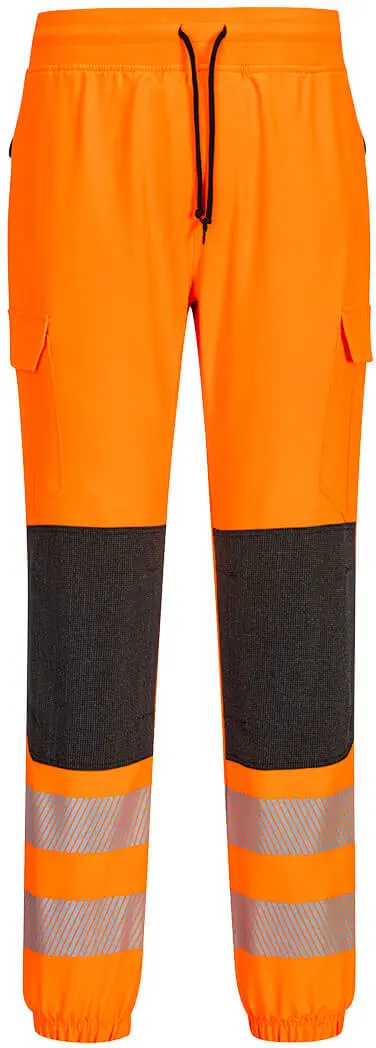 leuchtorange/schwarz