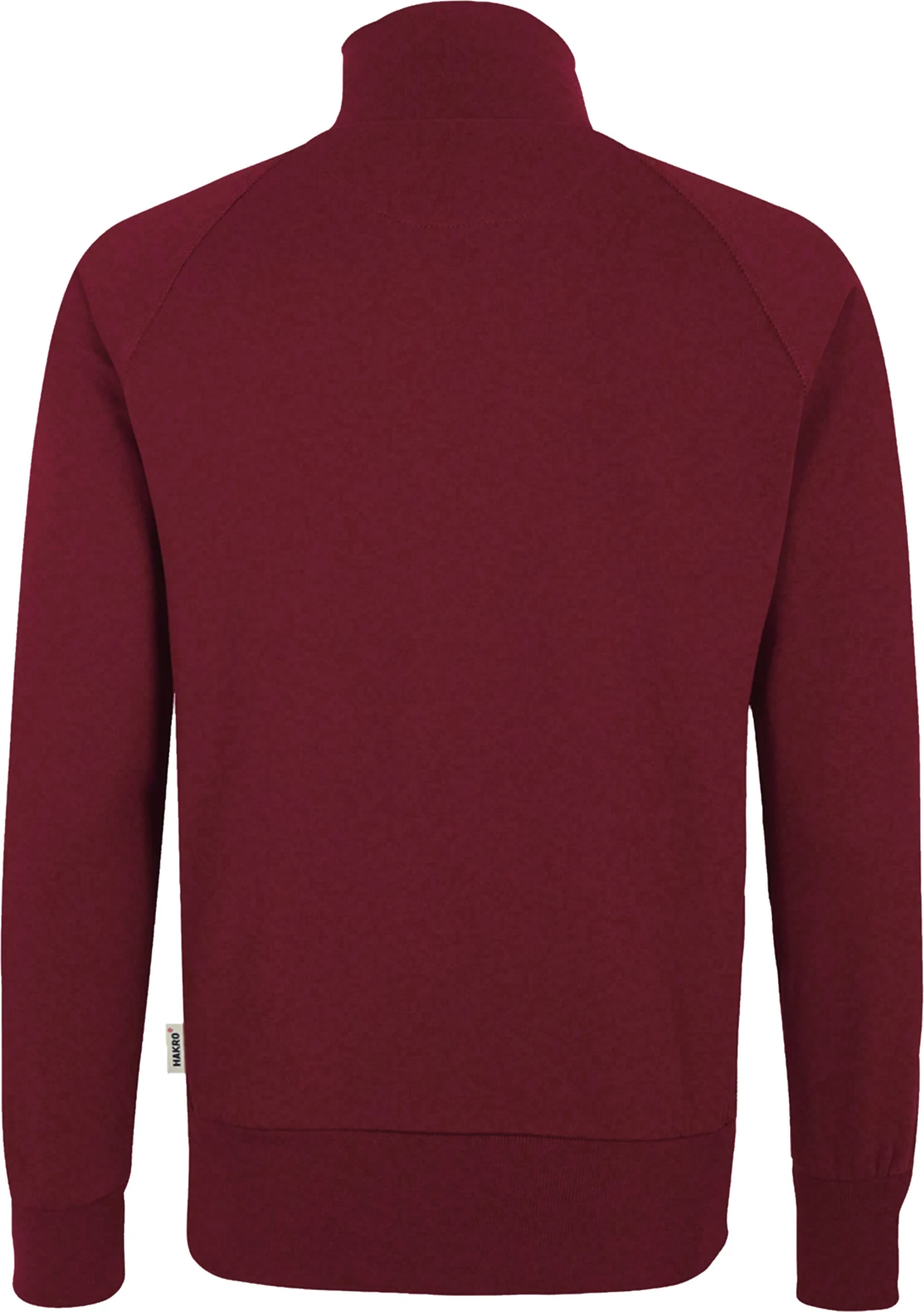 hakro-606-sweatjacke-premium-weinrot-3 HAKRO Sweatjacke 606 College