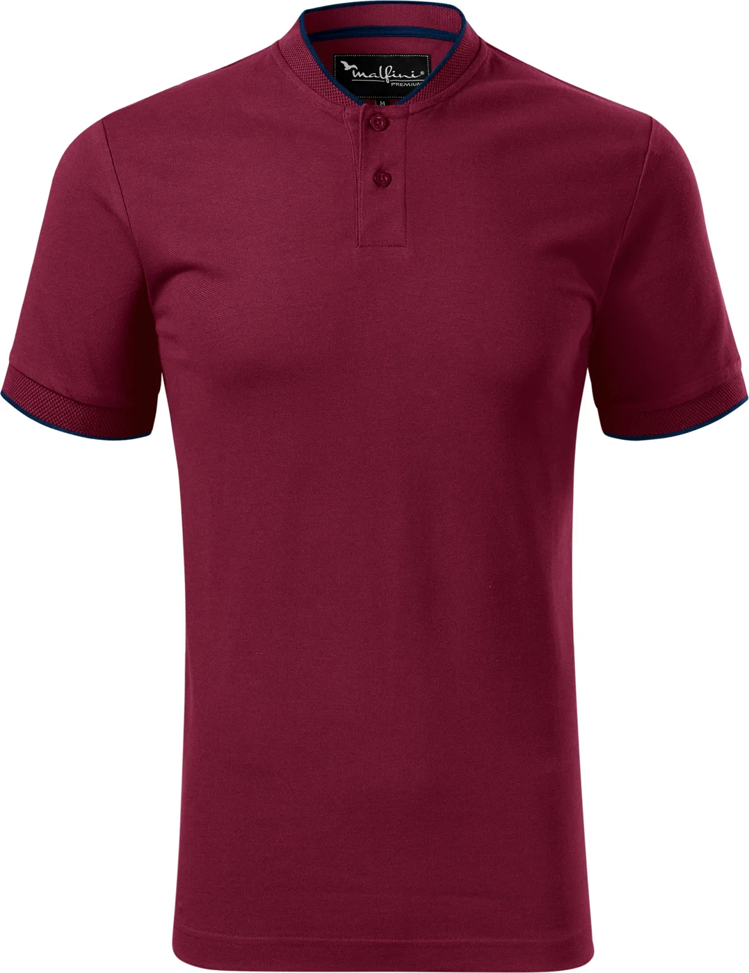 malfini-273-polohemd-diamond-garnet-front-2 MALFINI Polohemd Diamond 273
