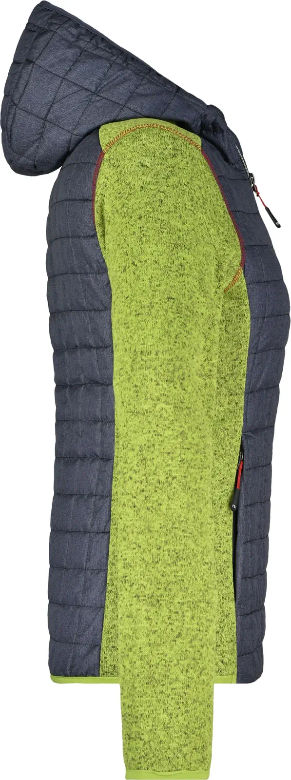 James & Nicholson Ladies Knitted Hybrid Jacket