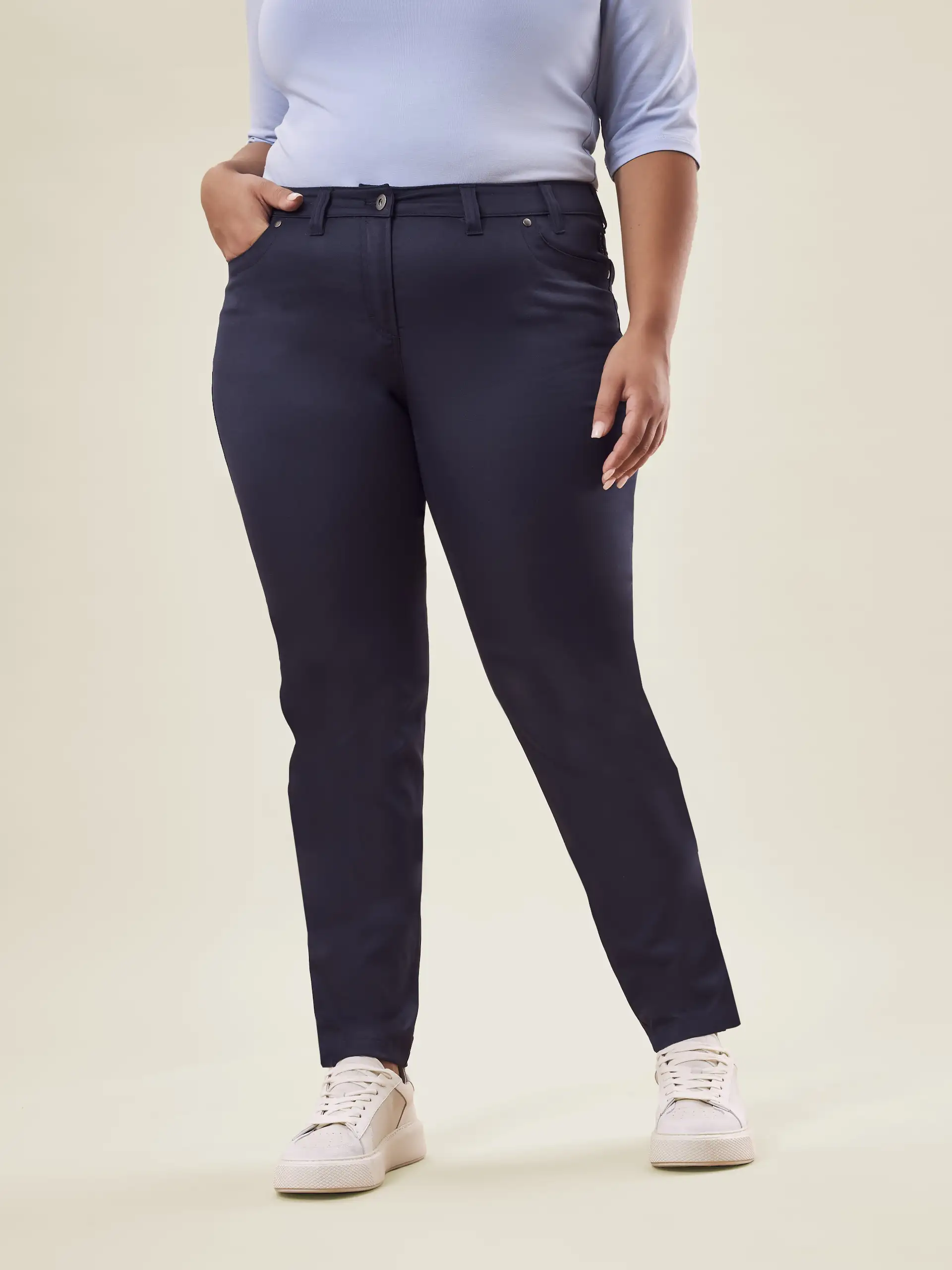 GREIFF Damen Hose 5-Pocket Regular Fit
