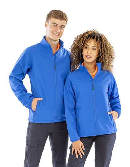 Result Mens Recycled 2-Layer Printable Softshell Jacket