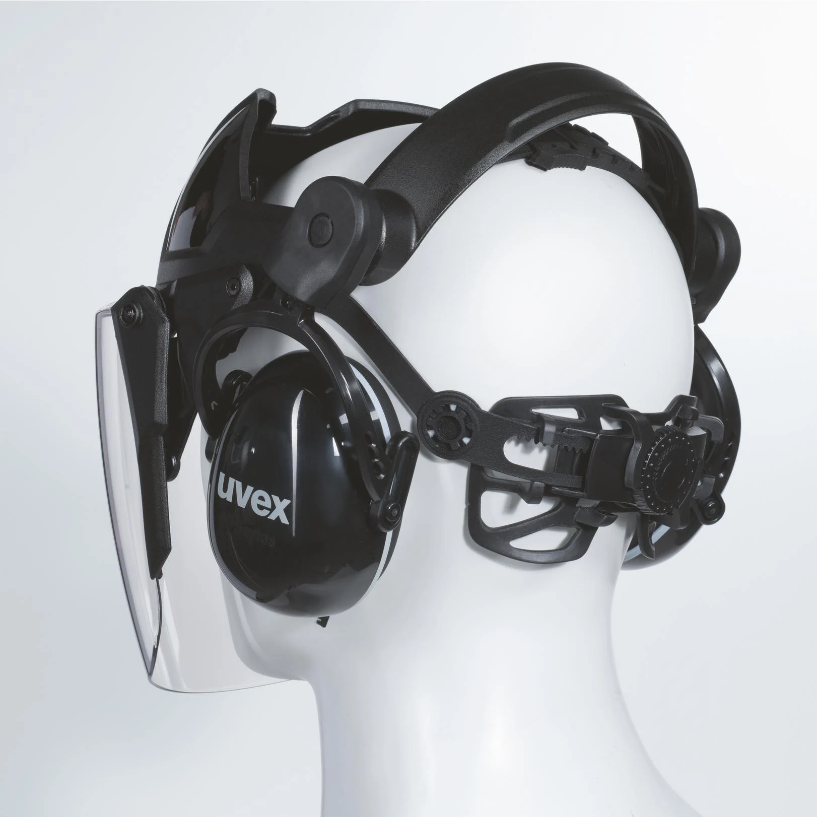 uvex pheos faceguard Visier mit Kapselgehörschutz