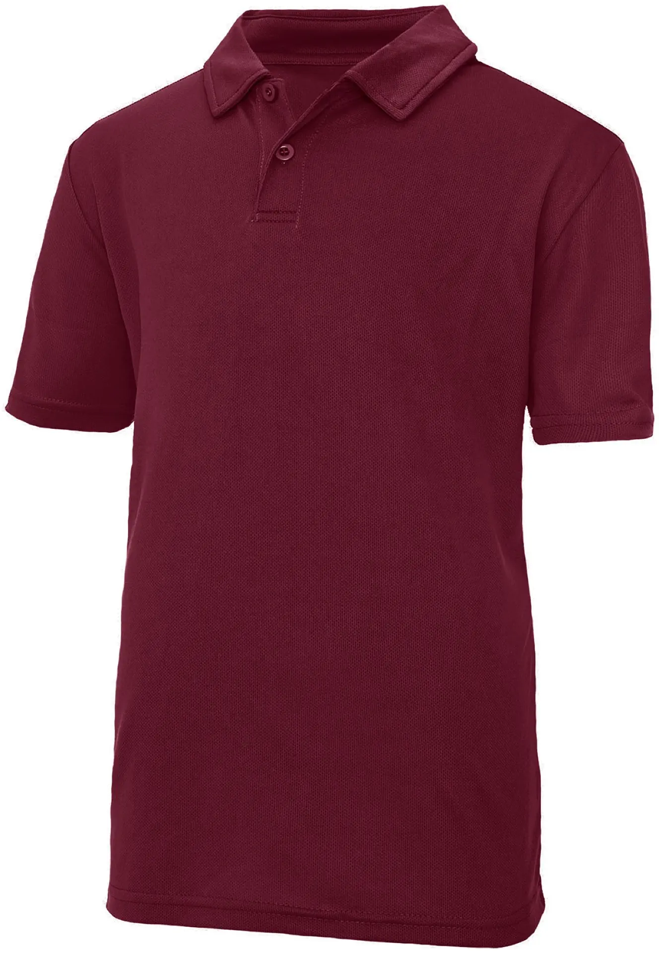 justcool-jc040j-kids-cool-poloshirt-burgundy-front-1 Just Cool Kids Cool Polo